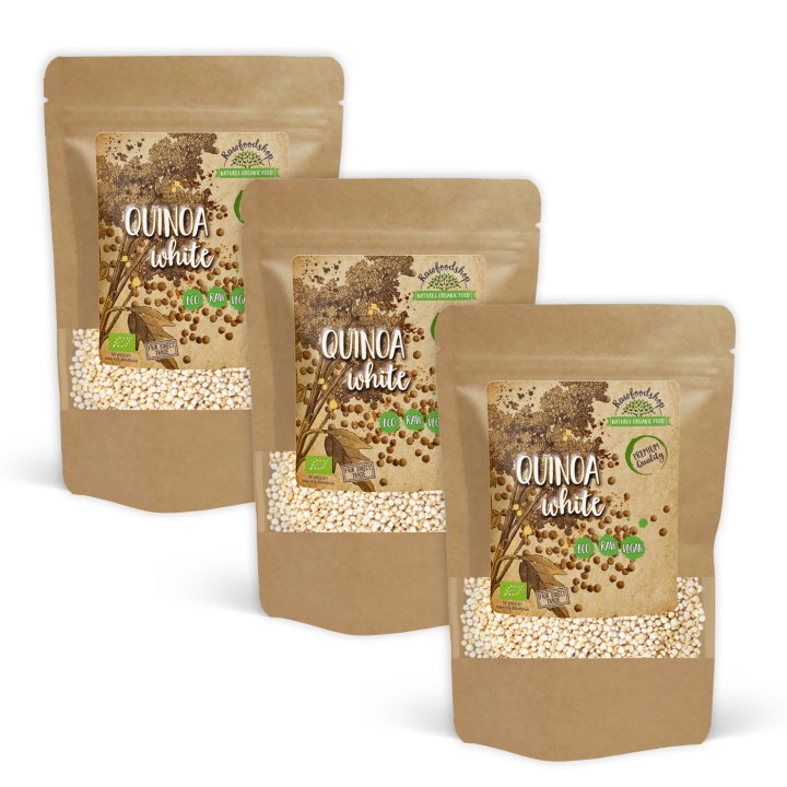 Quinoa Hvid ØKO 1kg x 3 pakker i gruppen Råvarer & Drikke / Helsekost / Frø hos Rawfoodshop Scandinavia AB (101791-SET3)