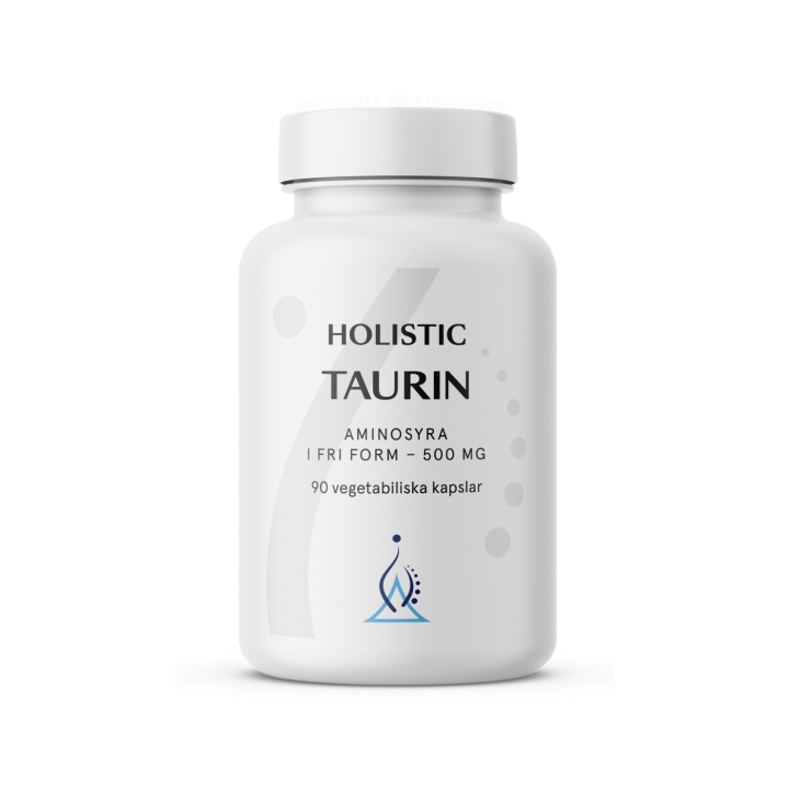 Holistic Taurin 500mg 90 kapsler i gruppen Helse / Kosttilskud / Andre kosttilskud hos Rawfoodshop Scandinavia AB (10682)