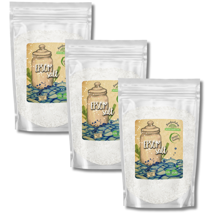 Epsom Salt 1kg x 3 pakker  i gruppen Helse / Anvendelsesområde / Detox & Udrensning hos Rawfoodshop Scandinavia AB (114443-SET3)