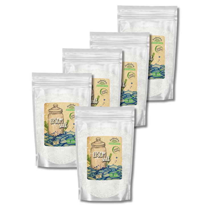 Epsom Salt 1kg x 5 pakker  i gruppen Helse / Anvendelsesområde / Detox & Udrensning hos Rawfoodshop Scandinavia AB (114443-SET5)