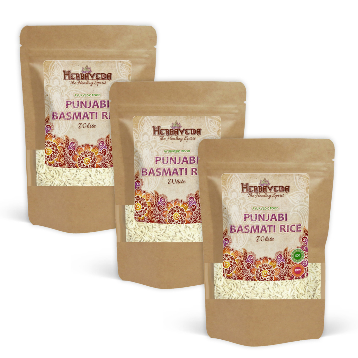 Basmatiris Punjabi Hvide ØKO 1kg x 3 pakker i gruppen Råvarer & Drikke / Spisekammer / Ris & Korn hos Rawfoodshop Scandinavia AB (1160201-SET3)