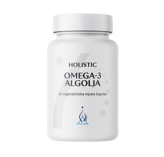 Holistic Omega-3 Algeolie 60 kaps i gruppen Helse / Kosttilskud / Omega 3 & Fedtsyrer hos Rawfoodshop Scandinavia AB (20810)