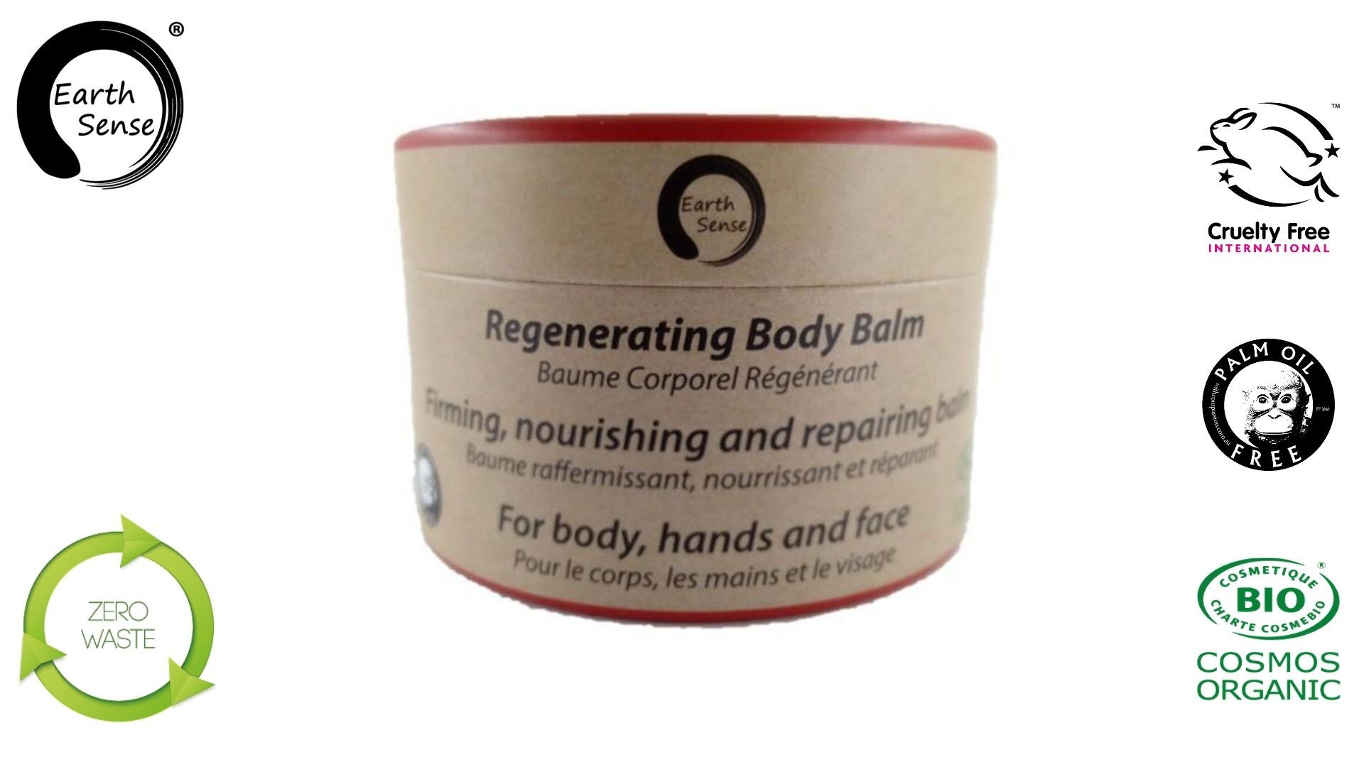 Earth Sense Body Balm Regenerating ØKO 100ml i gruppen Hud & Krop / Krop / Body lotion & Olie hos Rawfoodshop Scandinavia AB (211157)