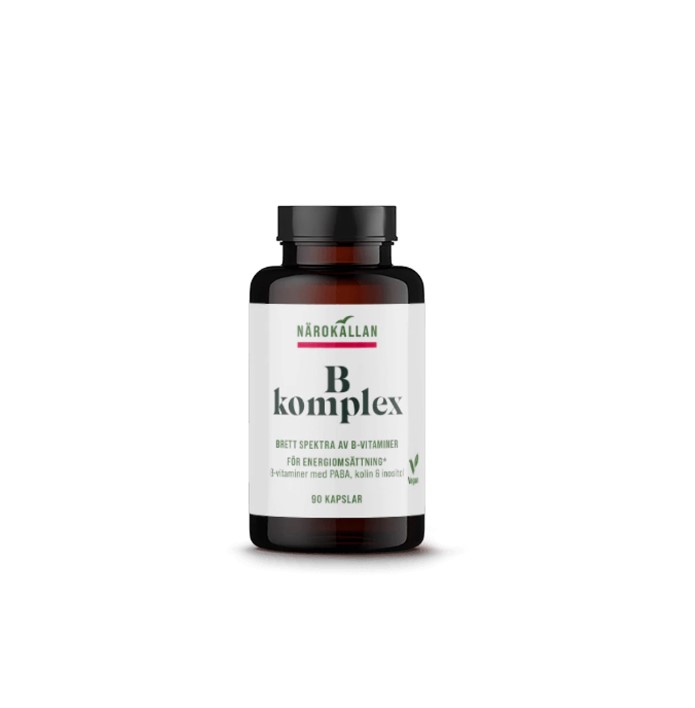 B-Komplex 90 Kaps i gruppen Helse / Kosttilskud / Vitaminer hos Rawfoodshop Scandinavia AB (2157)