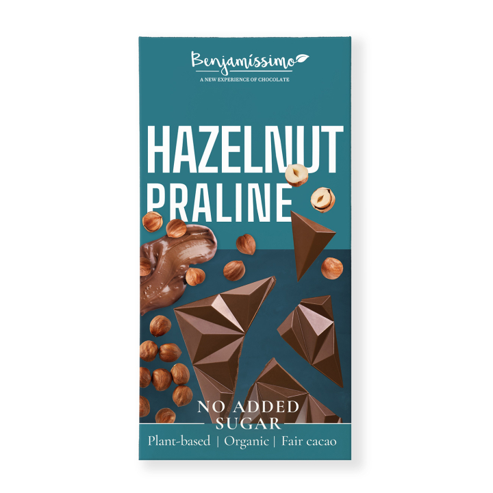 Benjamissimo Chokolade Pralin Sukkerfri 60g i gruppen Råvarer & Drikke / Slik & Chokolade hos Rawfoodshop Scandinavia AB (3921)