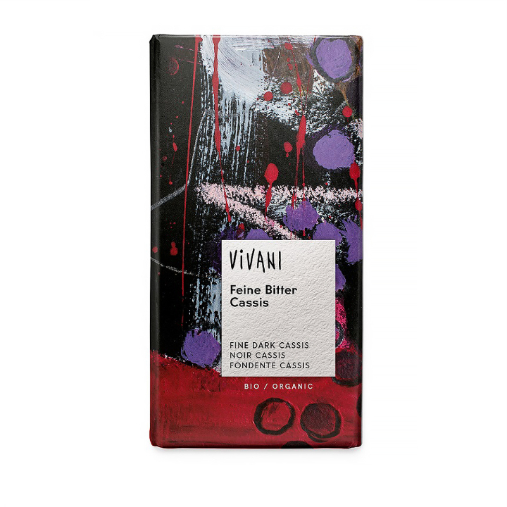 Vivani Chokolade Mørk Solbær ØKO 100g i gruppen Råvarer & Drikke / Slik & Chokolade / Chokolade og Bars hos Rawfoodshop Scandinavia AB (4495)