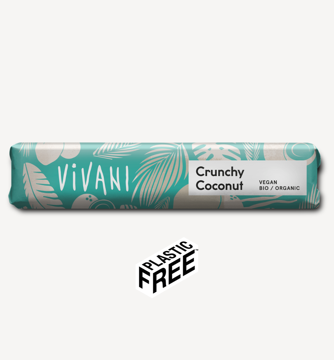 Vivani Crunchy Coconut Chokolade ØKO 35g i gruppen Råvarer & Drikke / Slik & Chokolade / Chokolade og Bars hos Rawfoodshop Scandinavia AB (4758)