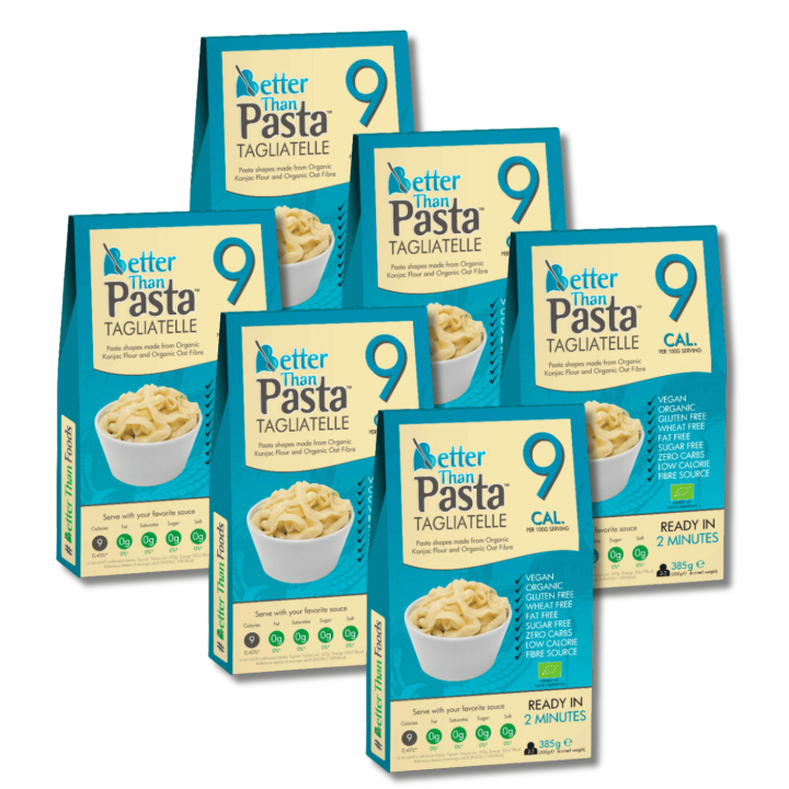 Better Than Tagliatelle ØKO 385g x 6 pkker i gruppen Råvarer & Drikke / Spisekammer / Pasta & Nudler hos Rawfoodshop Scandinavia AB (479-SET6)