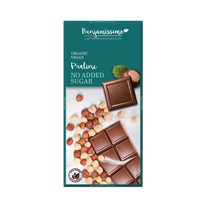 Benjamissimo Chokolade Pralin Sukkerfri 70g i gruppen Råvarer & Drikke / Slik & Chokolade hos Rawfoodshop Scandinavia AB (4929)