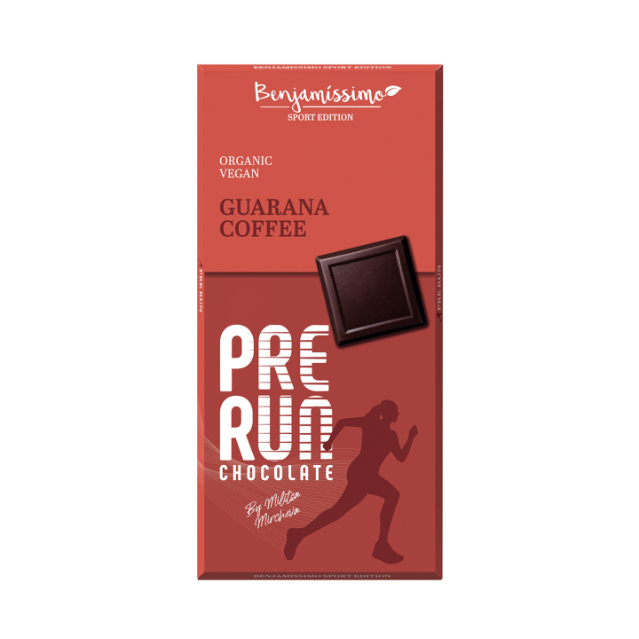 Benjamissimo Chokolade Guarana & Kaffe Pre Run Sport Edition 60g i gruppen Råvarer & Drikke / Slik & Chokolade hos Rawfoodshop Scandinavia AB (4961)