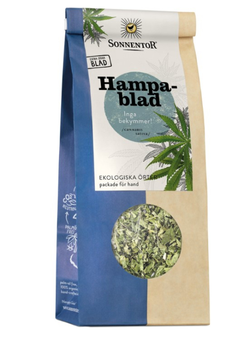 Hamp blade ØKO  40g i gruppen Råvarer & Drikke / Spisekammer / Hamp hos Rawfoodshop Scandinavia AB (4993)