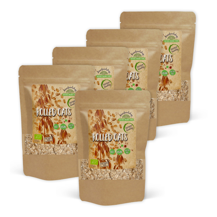 Havregryn Glutenfri ØKO 1kg x 5 pakker i gruppen Råvarer & Drikke / Bagning / Gryn & Flager hos Rawfoodshop Scandinavia AB (AB0061-SET5)