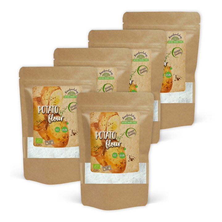 Kartoffelmel ØKO 1kg x 5 pakker i gruppen Råvarer & Drikke / Bagning / Mel hos Rawfoodshop Scandinavia AB (AB0161-SET5)