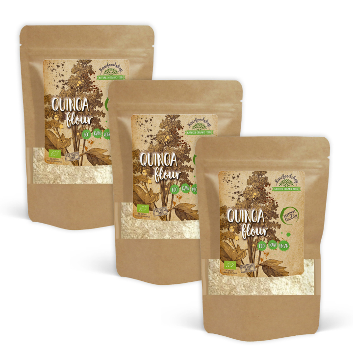 Quinoamel ØKO 1kg x 3 pakker i gruppen Råvarer & Drikke / Bagning / Mel hos Rawfoodshop Scandinavia AB (AB0171000-SET3)