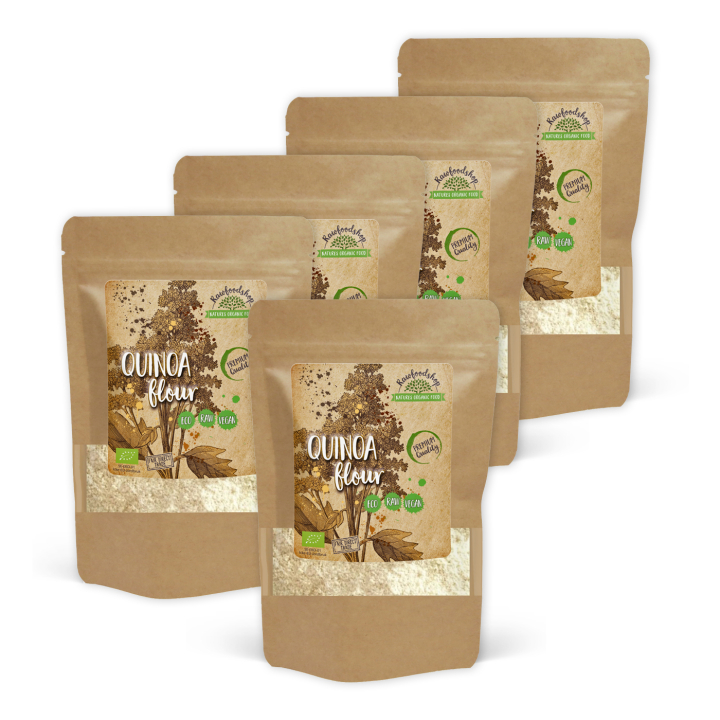 Quinoamel ØKO 1kg x 5 pakker i gruppen Råvarer & Drikke / Bagning / Mel hos Rawfoodshop Scandinavia AB (AB0171000-SET5)