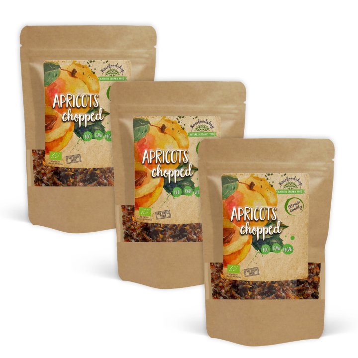 Abrikoser i stykker ØKO 1kg x 3 pakker i gruppen Råvarer & Drikke / Frugt & Frugtpulver / Abrikos hos Rawfoodshop Scandinavia AB (AB0471-SET3)