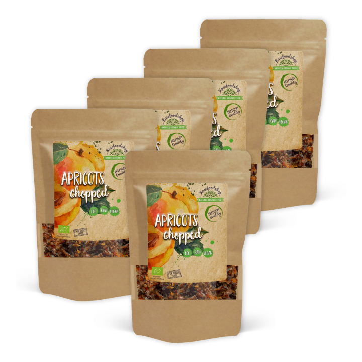 Abrikoser i stykker ØKO 1kg x 5 pakker i gruppen Råvarer & Drikke / Frugt & Frugtpulver / Abrikos hos Rawfoodshop Scandinavia AB (AB0471-SET5)