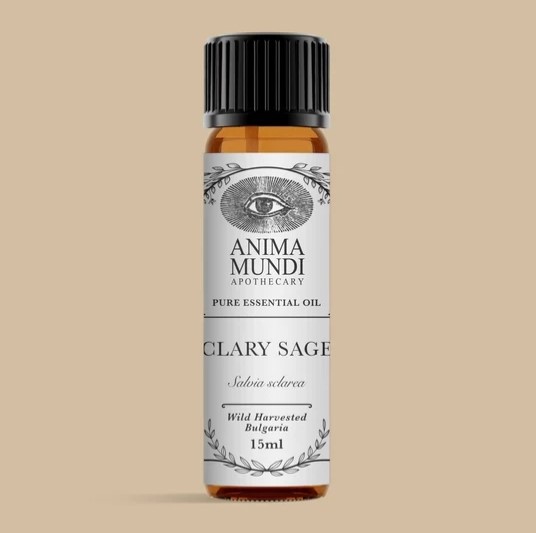 Anima Mundi Clary Sage Essential Oil 15ml i gruppen Kropspleje / DIY Råvarer / Æteriske olier hos Rawfoodshop Scandinavia AB (AM104)