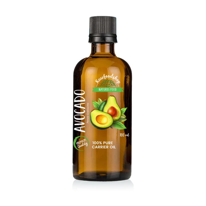 Avocadoolie 100 ml i gruppen Hud & Krop / Naturlig DIY / Vegetabilske Olier hos Rawfoodshop Scandinavia AB (BOUL-08)