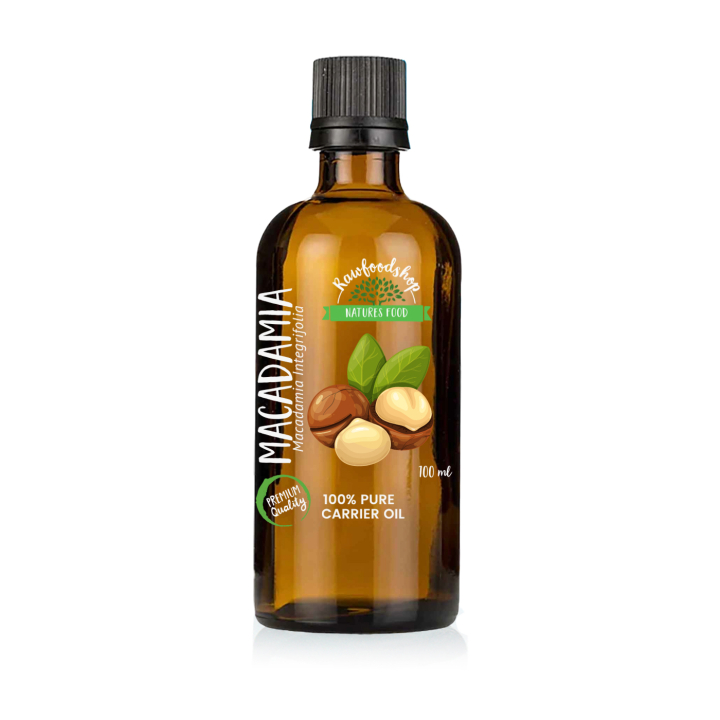 Macadamiaolie 100ml i gruppen Hud & Krop / Naturlig DIY / Vegetabilske Olier hos Rawfoodshop Scandinavia AB (BOUL111)