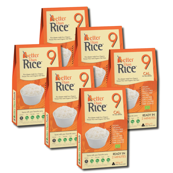 Better Than Rice ØKO 385g x 6 pakker  i gruppen Råvarer & Drikke / Spisekammer / Pasta & Nudler hos Rawfoodshop Scandinavia AB (CNUD003-SET6)