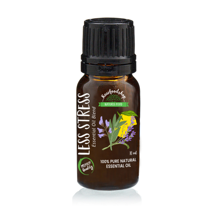 Less Stress Essential Oil Blend 10ml i gruppen Hud & Krop / Naturlig DIY / Æteriske olier hos Rawfoodshop Scandinavia AB (EBIUL-07)