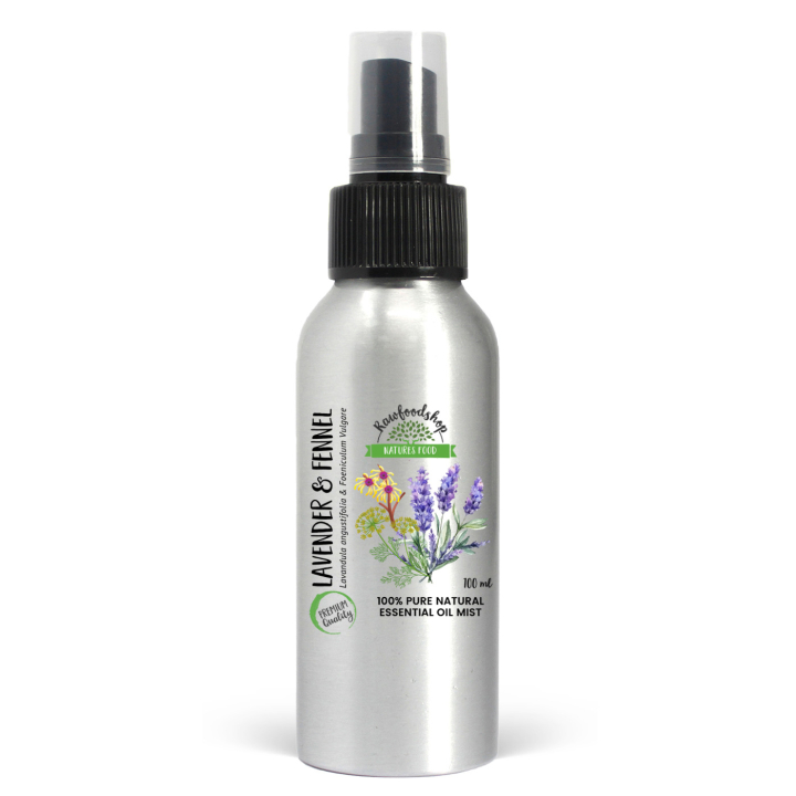 Lavendel & Fennikel Rumspray 100ml i gruppen Hjem & Sjæl / Rent hjem / Room Spray hos Rawfoodshop Scandinavia AB (EOMUL-05)