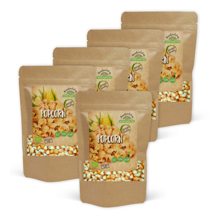 Popcorn ØKO 1kg x 5 pakker i gruppen Råvarer & Drikke / Spisekammer / Ris & Korn hos Rawfoodshop Scandinavia AB (FRO141-SET5)