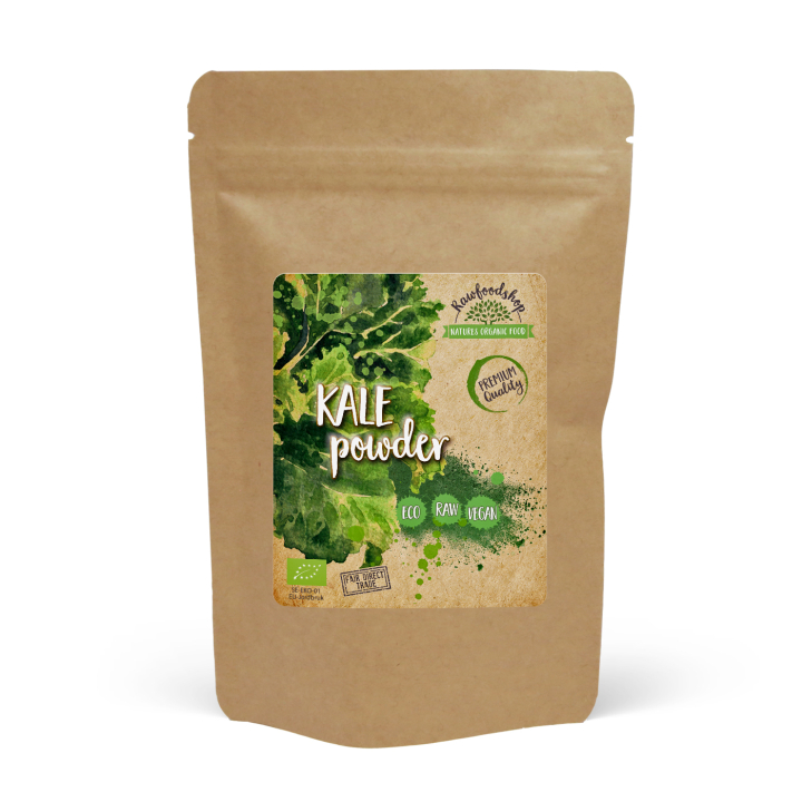 Grønkål Pulver ØKO 125g i gruppen Helse / Urter, alger & svampe / Greenfood hos Rawfoodshop Scandinavia AB (GKP150)