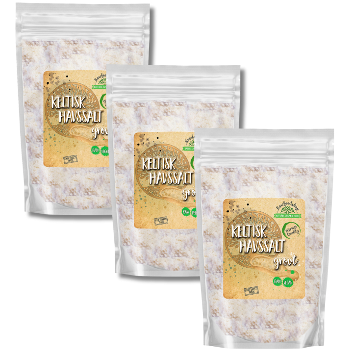 Celtic Havssalt Groft 1kg x 3 pakker i gruppen Råvarer & Drikke / Spisekammer / Krydderier / Salte hos Rawfoodshop Scandinavia AB (GS0041-SET3)