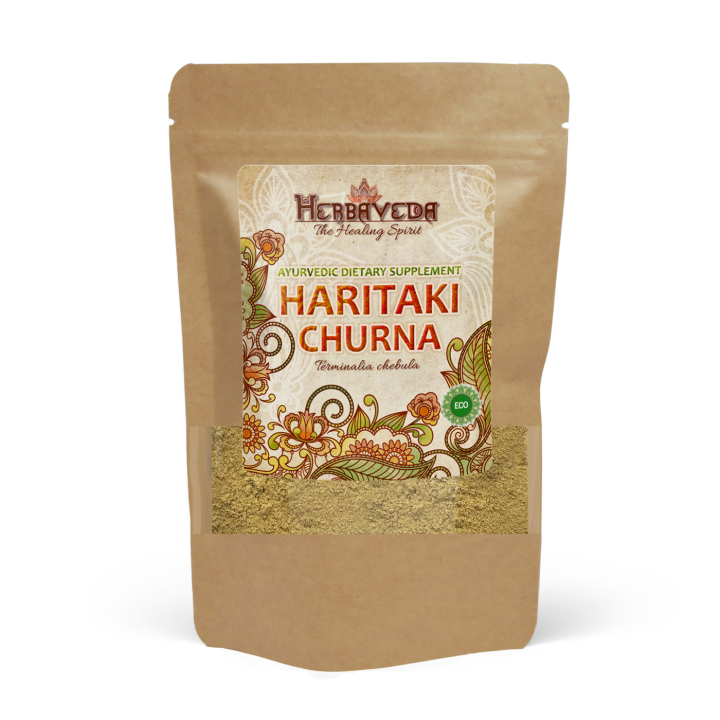 Haritaki Churna ØKO 125g i gruppen Kosttilskud / Urter & Planter / Urter hos Rawfoodshop Scandinavia AB (HERBA04)