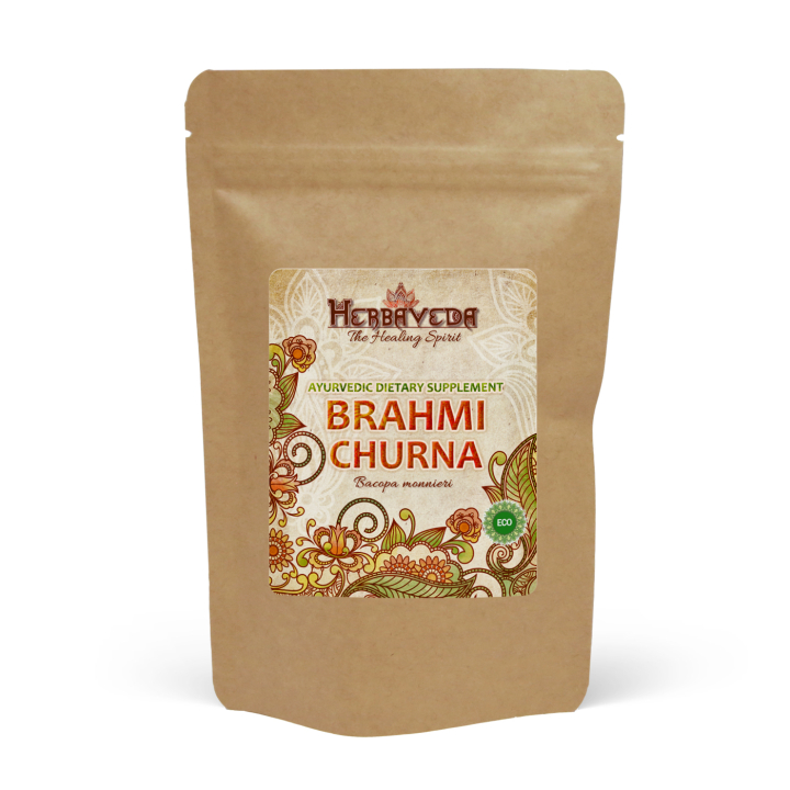 Brahmi Churna ØKO 125g i gruppen Kosttilskud / Urter & Planter / Urter hos Rawfoodshop Scandinavia AB (HERBA16)