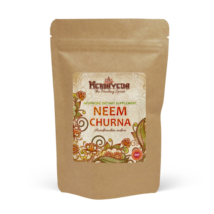 Neem Churna 125g i gruppen Helse / Urter, alger & svampe / Urter hos Rawfoodshop Scandinavia AB (HERBA17)