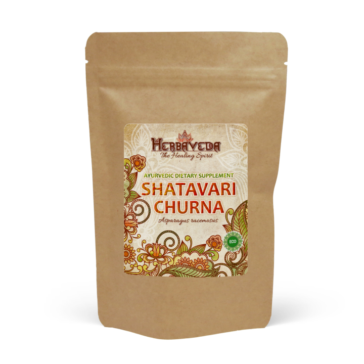 Shatavari Churna ØKO 125g i gruppen Kosttilskud / Urter & Planter / Urter hos Rawfoodshop Scandinavia AB (HERBA22)