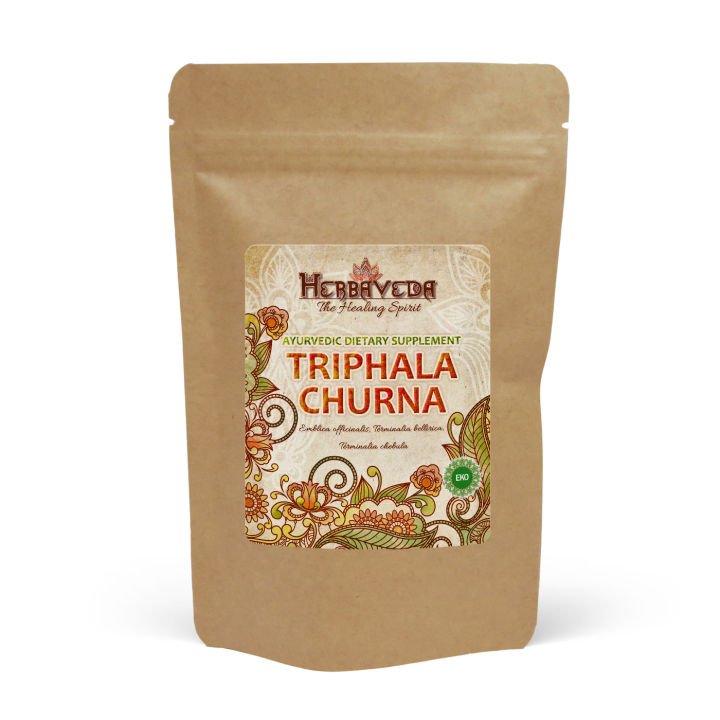 Triphala Churna ØKO 125g i gruppen Kosttilskud / Urter & Planter / Urter hos Rawfoodshop Scandinavia AB (HERBA24)