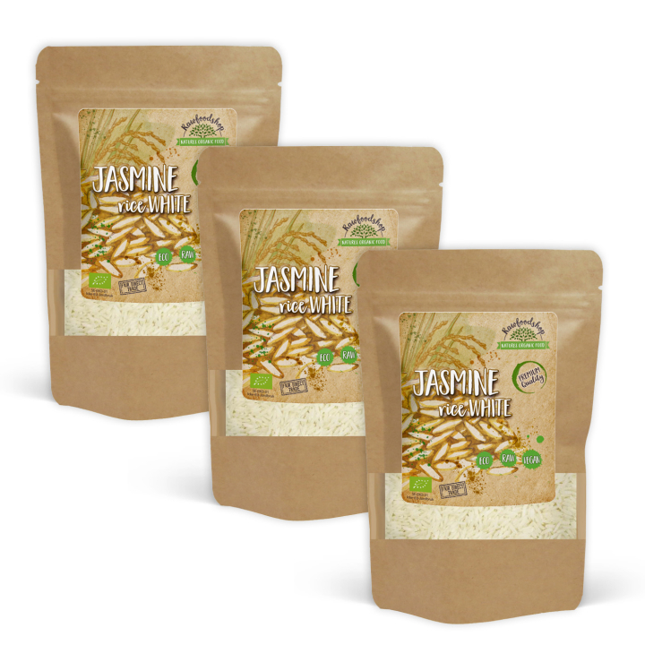 Jasminris Hvide ØKO 1kg x 3 pakker i gruppen Råvarer & Drikke / Spisekammer / Ris & Korn hos Rawfoodshop Scandinavia AB (JRV501-SET3)