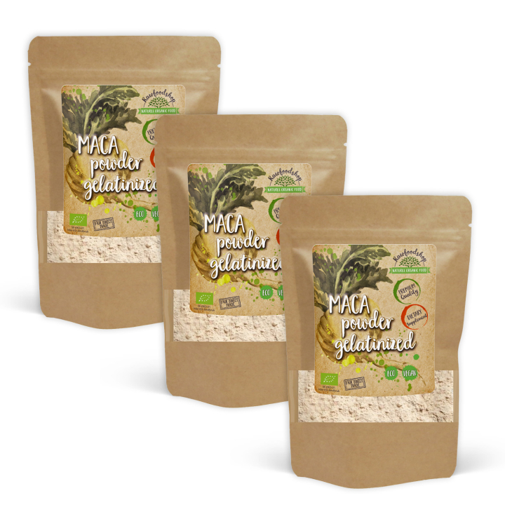 Maca Pulver Gelatiniseret 5:1 ØKO 250g x 3 pakker i gruppen Kosttilskud / Urter & Planter / Maca & Ginseng hos Rawfoodshop Scandinavia AB (MPG25-SET3)