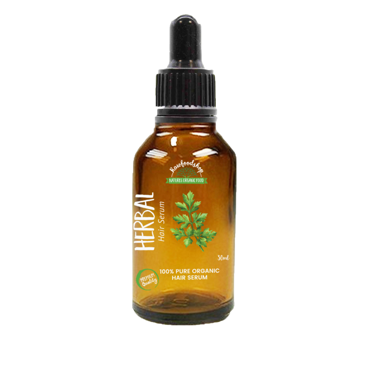 Hårserum Herbal ØKO 30ml i gruppen Hud & Krop / Færdigvarer / Hårpleje hos Rawfoodshop Scandinavia AB (OHSUL04)