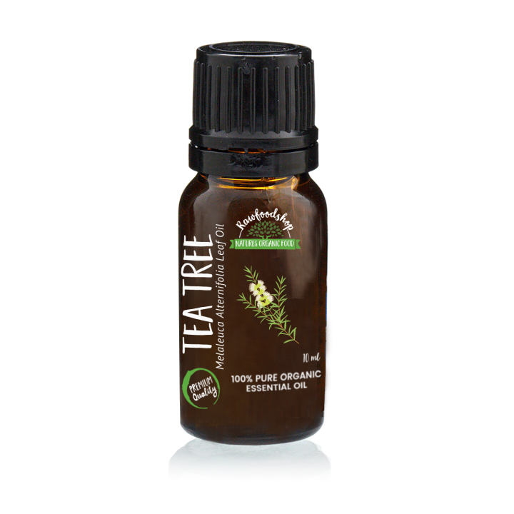 Tea Tree Æterisk Olie ØKO 10ml i gruppen Kropspleje / DIY Råvarer / Æteriske olier hos Rawfoodshop Scandinavia AB (ORGEOUL02)