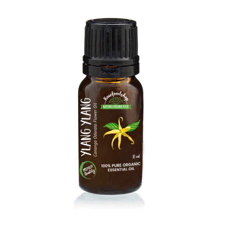 Ylang Ylang Æterisk Olie ØKO 10ml i gruppen Hud & Krop / Naturlig DIY / Æteriske olier hos Rawfoodshop Scandinavia AB (ORGEOUL05)