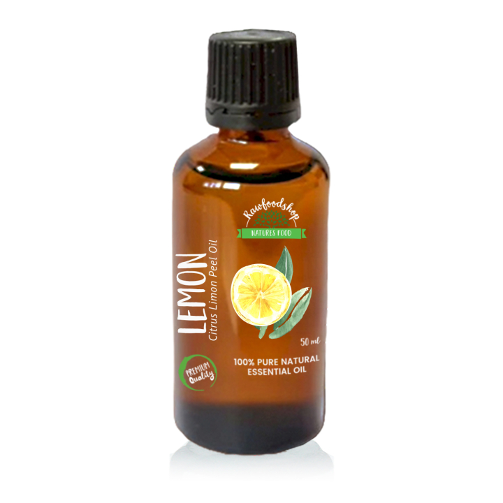 Citron Æterisk Olie 50ml i gruppen Hud & Krop / Naturlig DIY / Æteriske olier hos Rawfoodshop Scandinavia AB (PREOUL-12)