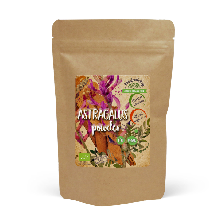 Astragalus Pulver ØKO 125g i gruppen Helse / Kosttilskud / Urter hos Rawfoodshop Scandinavia AB (RAW00200)