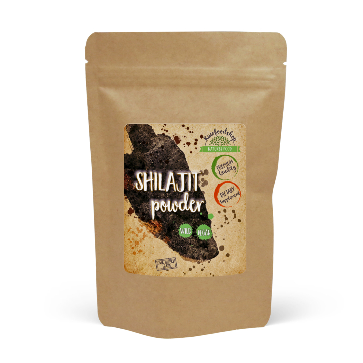 Shilajit Pulver 125g i gruppen Helse / Kosttilskud / Mineraler hos Rawfoodshop Scandinavia AB (RAW00210)