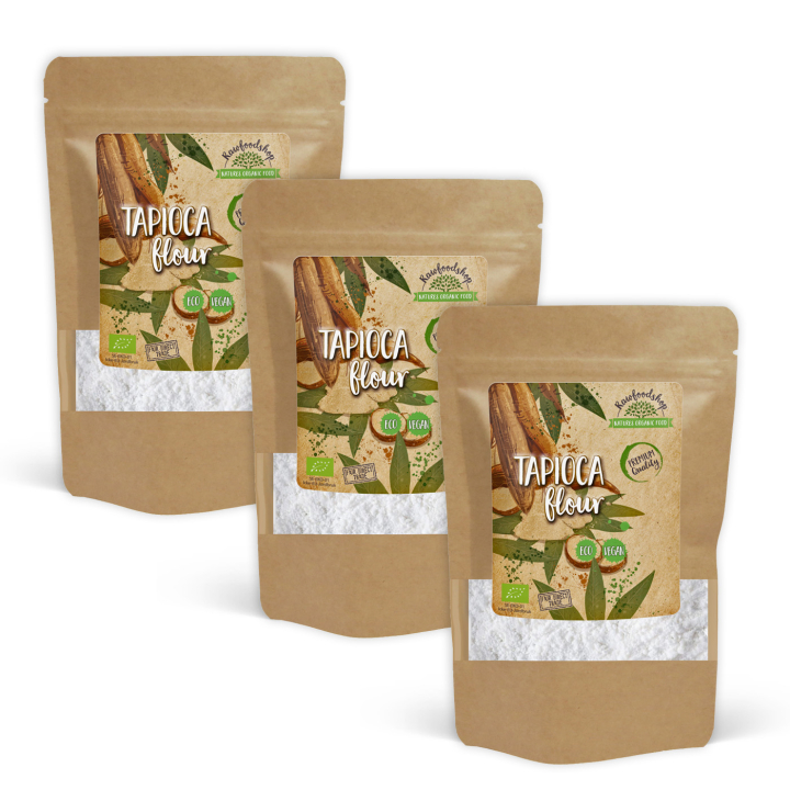 Tapiokamel ØKO 1kg x 3 pakker i gruppen Råvarer & Drikke / Bagning / Mel hos Rawfoodshop Scandinavia AB (RAW9686981-SET3)