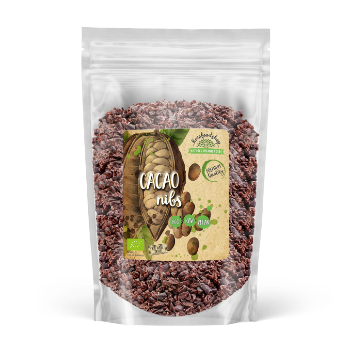 Kakaonibs ØKO 125g i gruppen Råvarer & Drikke / Bagning / Kakaoprodukter hos Rawfoodshop Scandinavia AB (RKAK100404E)