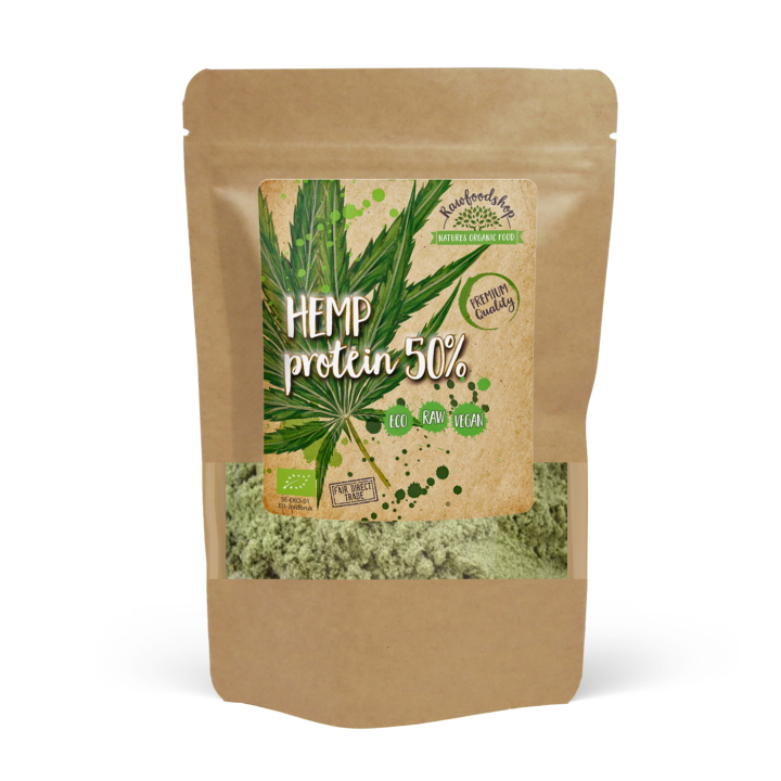 Hampeprotein 50% ØKO 1kg i gruppen Råvarer & Drikke / Helsekost / Proteinpulver hos Rawfoodshop Scandinavia AB (RKOS1000388E)