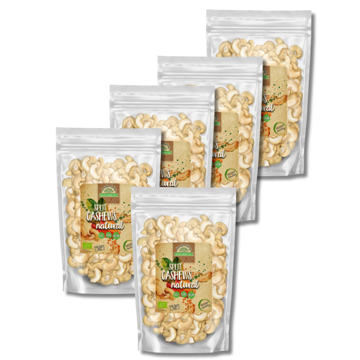 Cashewnødder Premium RAW ØKO 1kg x 5 pakker i gruppen Råvarer & Drikke / Nødder / Cashewnødder hos Rawfoodshop Scandinavia AB (RNOT10002058E-SET5)