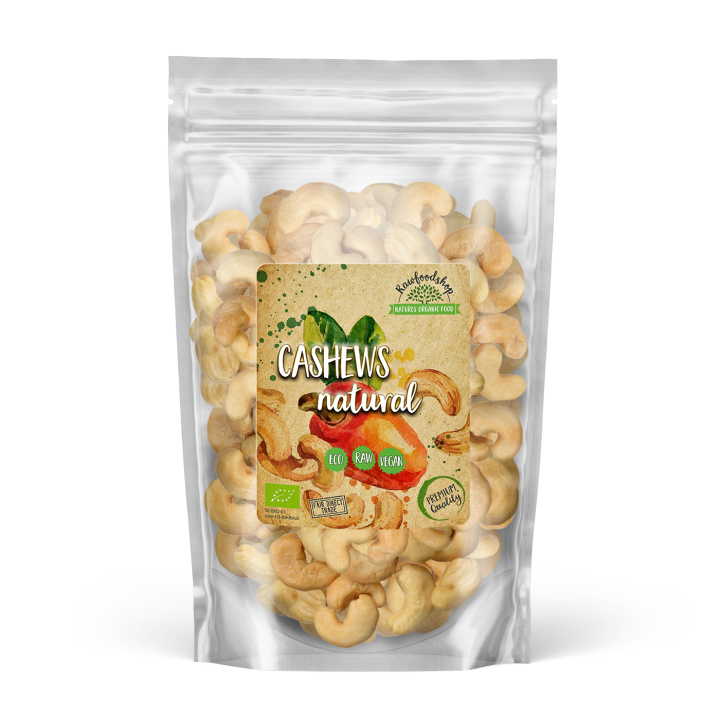 Cashewnødder Premium RAW ØKO 1kg i gruppen Råvarer & Drikke / Nødder / Cashewnødder hos Rawfoodshop Scandinavia AB (RNOT10002058E)