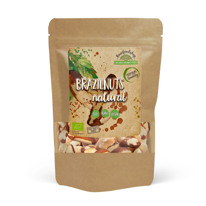 Paranødder Premium RAW ØKO 500g i gruppen Råvarer & Drikke / Nødder / Paranødder hos Rawfoodshop Scandinavia AB (RNOT500454E)