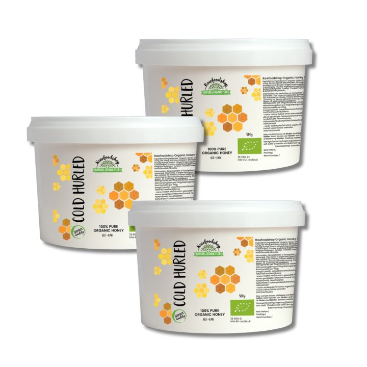 Honning Koldrørt ØKO 500g x 3 pakker i gruppen Råvarer & Drikke / Bagning / Sødning / Honning hos Rawfoodshop Scandinavia AB (RSOT350393E5-SET3)